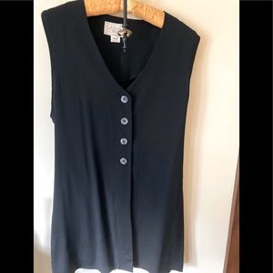 Vintage 1990’s Casual Corner tunic vest